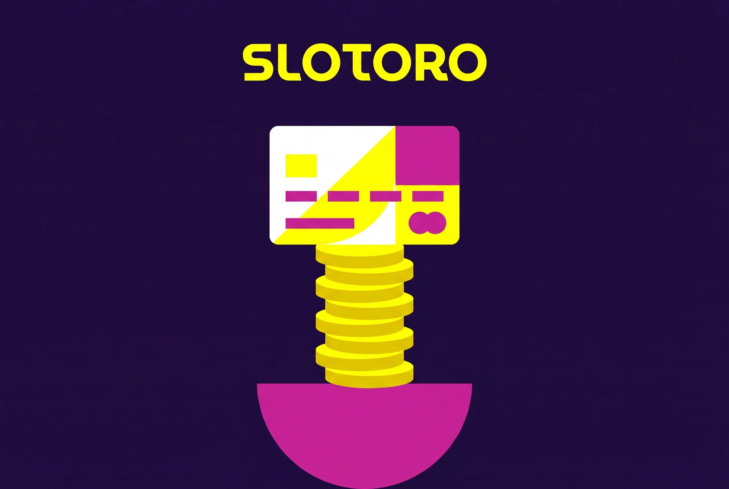 Slotoro Ein- und Auszahlungen in Bauhaus-Gestaltung
